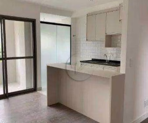 Apartamento com 2 dormitórios para alugar, 59 m² por R$ 3.075,73/mês - Vila São Pedro - Santo André/SP