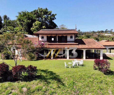 Chácara com 7 dormitórios à venda, 5192 m² por R$ 1.800.000 - Condomínio Residencial Pararanga - Atibaia/SP