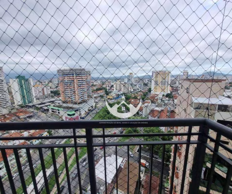Apartamento para locação – 2 dormitórios (1 suíte) | Gonzaga – Santos/SP