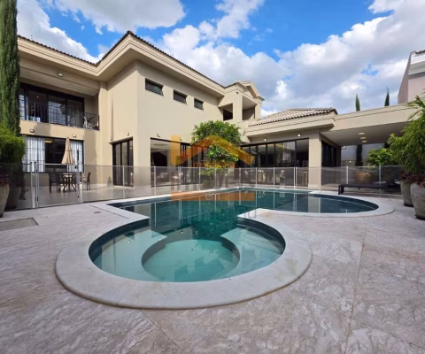 Luxuosa Casa de Condomínio à Venda em Americana-SP, Jardim Trípoli: 3 Quartos, 3 Suítes, 3 Salas, 5 Banheiros, 4 Vagas, 554m².