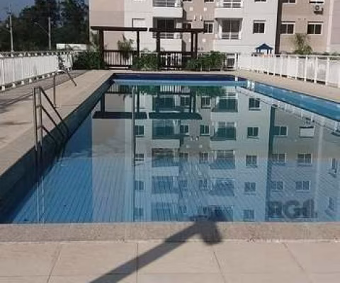 Apartamento 2 dormitórios com suíte, 17º andar ,ótima vista ,churrasqueira na cozinha, gás central, água quente, banheiro social, sala com sacada fechada de vidro, condomínio com infra, quadra de fute