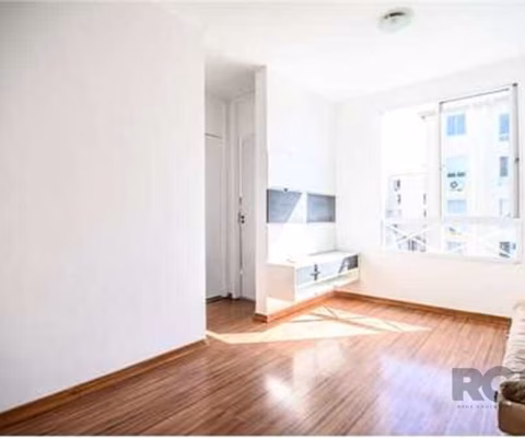 Apartamento à venda localizado na Rua Ney da Gama Ahrends, no bairro Morro Santana em Porto Alegre. Este imóvel conta com área privativa de 43m², mobiliado, split, oferecendo 2 quartos, sala com cozin