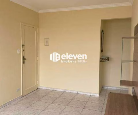 Apartamento para Aluguel – 2 Quartos | 60m² | Térreo | Gonzaga – Santos/SP