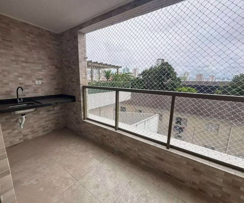 Apartamento com 2 dormitórios à venda, 63 m² por R$ 650.000,00 - Canto do Forte - Praia Grande/SP
