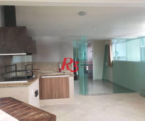 Casa com 3 dormitórios para alugar, 180 m² por R$ 7.500,00/mês - Embaré - Santos/SP