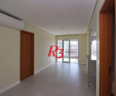 Apartamento com 1 dormitório para alugar, 65 m² por R$ 5.800,02/mês - Vila Rica - Santos/SP