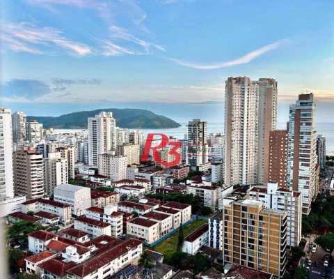 Apartamento com 3 dormitórios à venda, 171 m² por R$ 2.300.000,00 - Embaré - Santos/SP