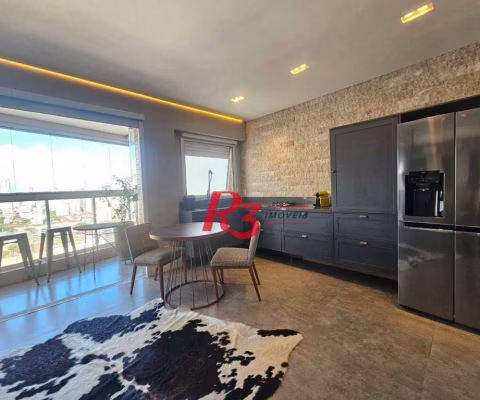 Studio com 1 dormitório à venda, 45 m² por R$ 680.000,00 - Campo Grande - Santos/SP