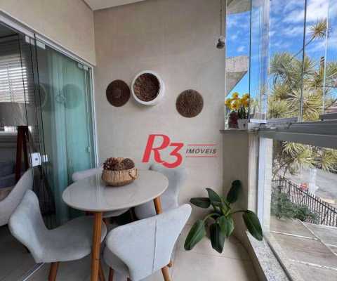 Casa com 2 dormitórios à venda, 80 m² por R$ 860.000,00 - Embaré - Santos/SP