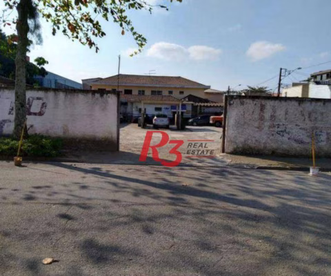 Terreno à venda, 1054 m² por R$ 4.800.000,00 - Macuco - Santos/SP