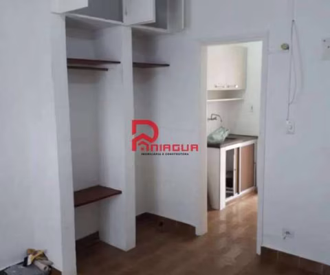 Kitnet com 1 quarto, Boqueirão, Praia Grande - R$ 180 mil, Cod: 7150