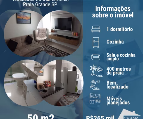 Belíssimo apartamento 1 dormitório Guilhermina
