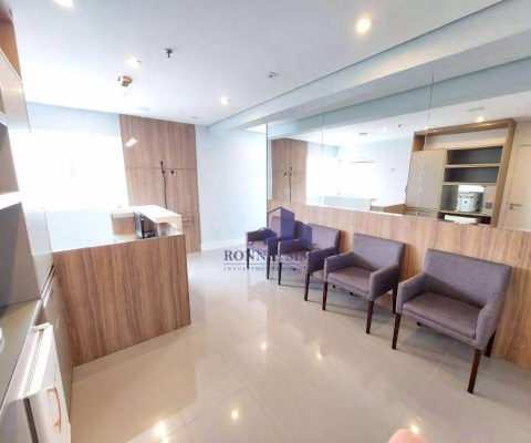 SALA COMERCIAL IDEAL PARA ALUGAR, 64 M², MOEMA, ED. MONTREAL, AV. ROUXINOL, 4 SALAS, 4 BANHEIROS, 2 VAGAS, IDEAL PARA CLÍNICA PRÓXIMO AO SHOPPING