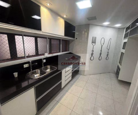 Apartamento para alugar, 175 m² por R$ 6.854/mês - Jardim - Santo André/SP