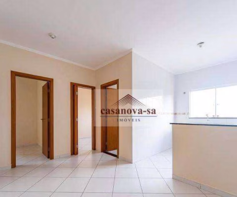 Apartamento para alugar, 42 m² por R$ 2.392,00/mês - Campestre - Santo André/SP
