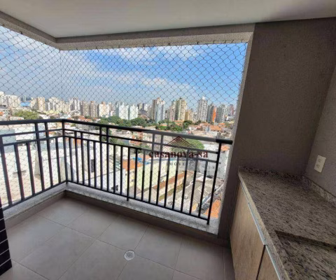 Apartamento para alugar, 77 m² por R$ 4.312,26/mês - Vila Scarpelli - Santo André/SP