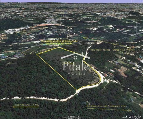 Terreno à venda, 27354 m² por R$ 3.700.000,00 - Chácaras Uirapuru - Embu das Artes/SP