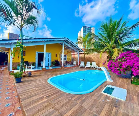 Casa com 4 dorms, Vila Anhanguera, Mongaguá - R$ 750 mil, Cod: 3433-5