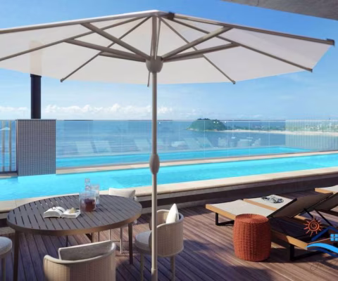 COBERTURA 345,19 m² 5 SUITES 4 VAGAS E SPA  FRENTE MAR EM GUARATUBA-PR