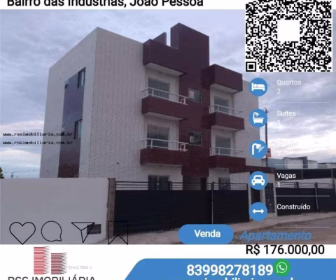 Apartamento à venda, Bairro das Indústrias em João Pessoa/PB