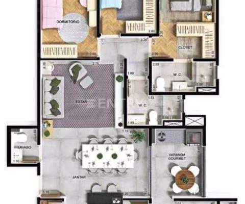 Apartamento a venda Altos da Avenida, 3 dormitórios, Jundiaí/SP