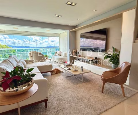 Ed. Ereditá - mobiliado e decorado, com vista permanente para a mata em Alphaville com 3 suítes e 202m²