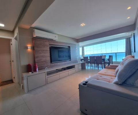 Apartamento para locação com 3 suites vista mar mobiliado no terrazzo ondina