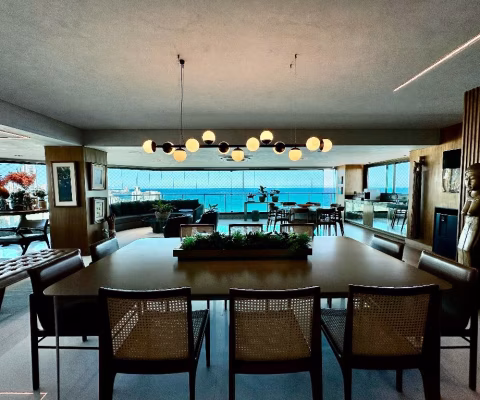 Apartamento a venda na barra no morro do ipiranga com 4 suites vista mar