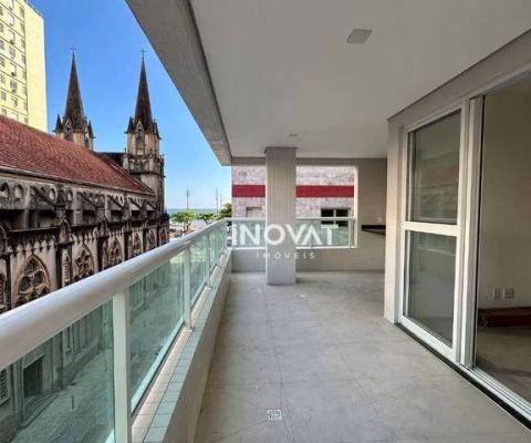 Apartamento no Embaré - Santos, com vista para o mar, 2 suítes