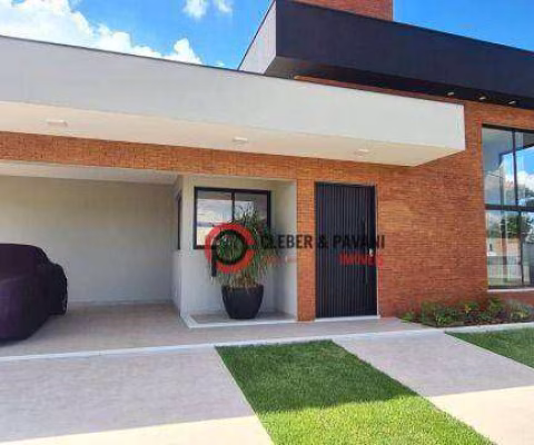 Casa com 3 dormitórios à venda, 360 m² por R$ 2.800.000,00 - Condomínio Residencial Evidence - Araçoiaba da Serra/SP