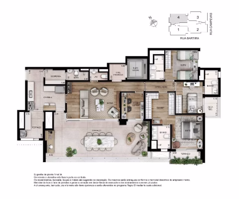 Apartamento á venda 156m² Perdizes -SP