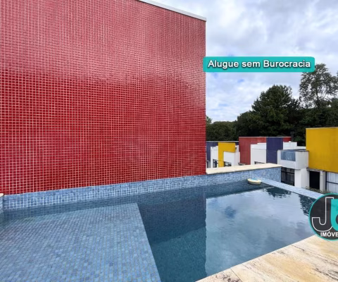 Sobrado Condomínio Alugar Santo Inácio 310m² com 3 quartos, 1 suíte com banheiro duplo, churrasqueira, piscina e 4 vagas de garagem