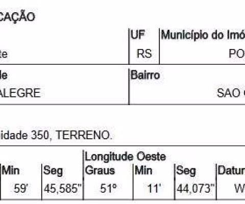 Oportunidade Única em PORTO ALEGRE - RS | Tipo: Terreno | Negociação: Leilão  | Situação: Imóvel