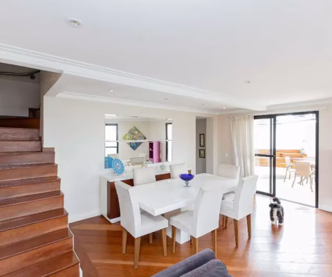 Funcional cobertura para venda com 5 quartos, sendo 3 suítes, 205m²
