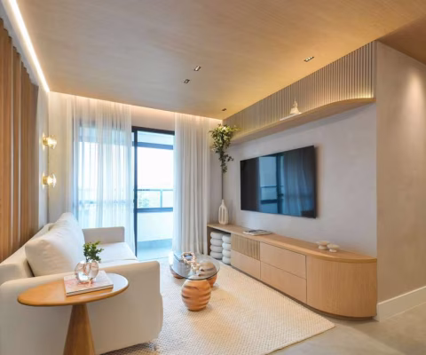 Agradável apartamento tipo para venda com 2 quartos, sendo 1 suíte, 65m²