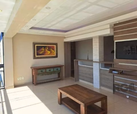 APARTAMENTO SEMI MOBILIADO PARA LOCAÇÃO NO BAIRRO TRISTEZA - 03 QUARTOS SENDO 01 SUITE - 02 VAGAS COBERTAS - PISO PORCELANATO&lt;BR&gt;&lt;BR&gt;Apartamento semi mobiliado para locação no bairro Trist