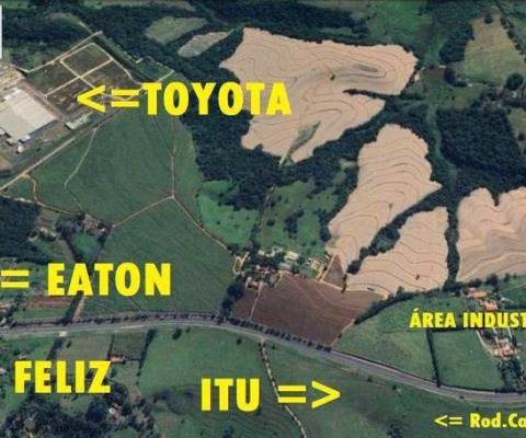 Área em zona industrial classificação zupi-1, documentação perfeita, georreferenciada,  boa topografia. 139.585m2