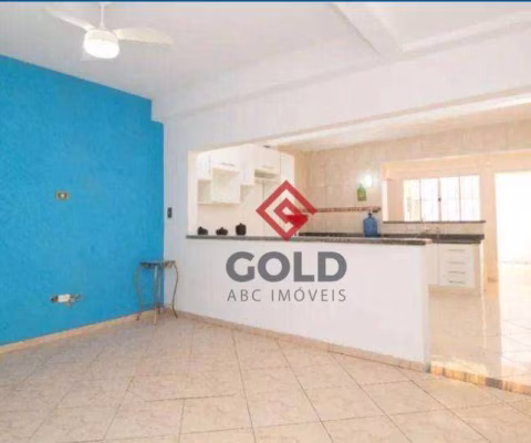 Casa com 3 dormitórios para alugar, 120 m² por R$ 2.250,00/mês - Jardim do Estádio - Santo André/SP