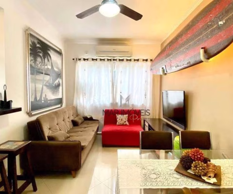 Apartamento com 2 dormitórios à venda, 60 m² por R$ 450.000 - Tombo - Guarujá/SP