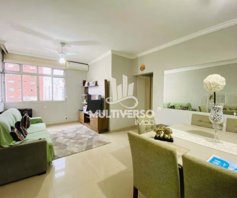 Apartamento 2 dormitórios + dependência 3 quadras da praia no Boqueirão em Santos