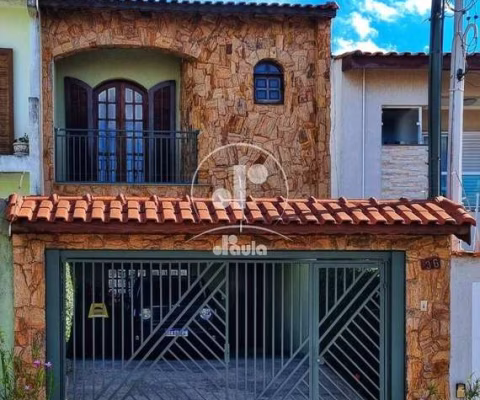 Sobrado com 3 quartos , sendo um suíte , sala , cozinha , área de serviço , 3 vagas , Jardim Utinga Santo André .