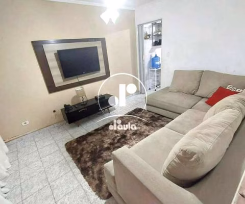 Casa à venda em Santo André-SP, na Vila Lutécia: 2 quartos, 1 sala, 2 banheiros, 2 vagas de garagem!