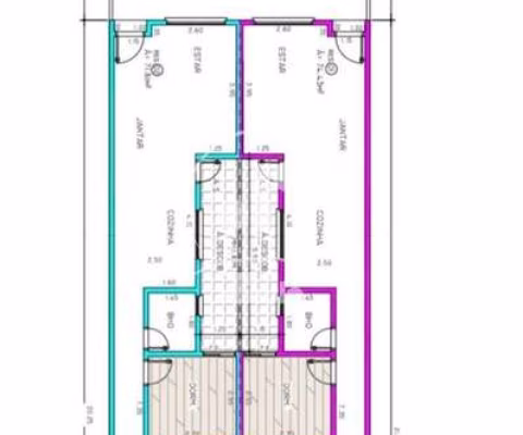 Casa à venda em Santo André-SP na Vila Francisco Matarazzo! 3 quartos, 1 suíte, 1 sala, 2 vagas de garagem, 74,43m² de área.