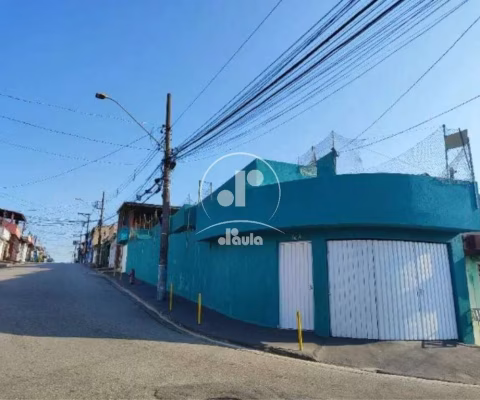 Casa Térrea a venda no Jardim do Estádio Santo André ,com cobertura , 3 vagas, casa de esquina.