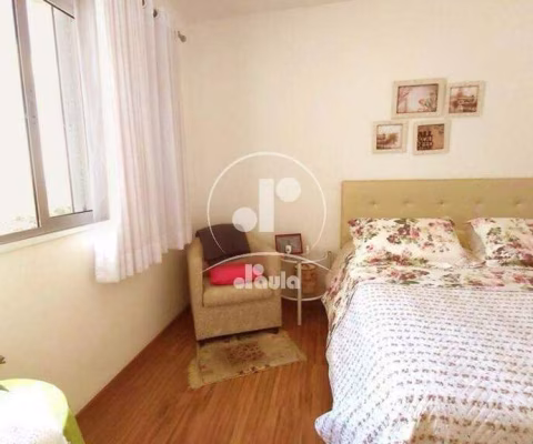 Apartamento à venda em Santo André-SP, Jardim Bela Vista: 3 quartos, 1 suíte, 1 sala, 1 banheiro, 2 vagas, 90m². Adquira já!