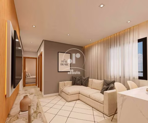 Apartamento a venda com 59,56m², 2 dormitórios, 1 suíte, 2 banheiros, 1 vaga, no Bairro Campestre, Santo André/SP.