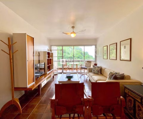 Apartamento no Guarujá, Praia das Pitangueiras, 3 quartos sendo suítes, vista para o mar e lazer completo no prédio