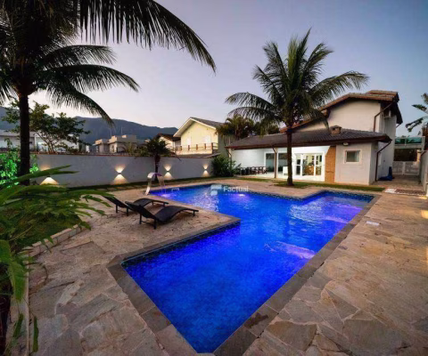 Casa com 4 dormitórios, 300 m² - venda ou aluguel/mês - Boracéia - Bertioga/SP
