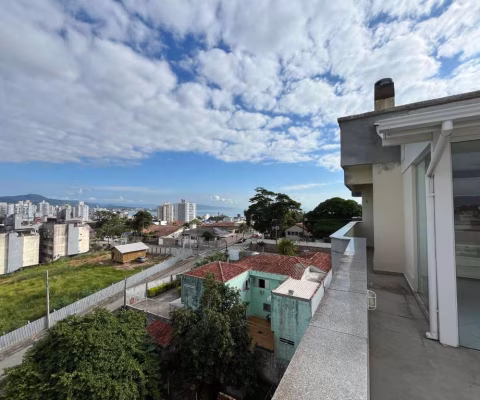 Exclusividade! Terraço privativo com vista Mar e churrasqueira, 3 quartos e 2 vagas - À venda no bairro Jardim Atlântico, Florianópolis.