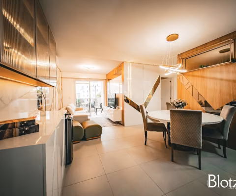Apartamento Moderno e Sofisticado à 150m do Mar com Infraestrutura Completa e 2 Vagas